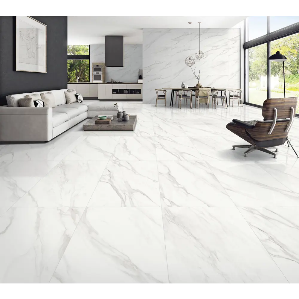 Santreyd Керамогранит Calacatta Superb 60×60 см белый полированный 83715795 STLM-0043685 - Вид №4