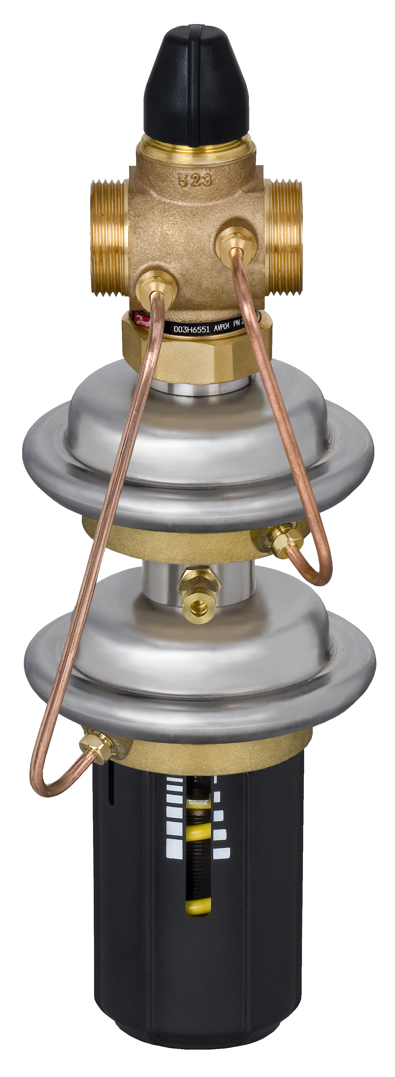 Danfoss Регулятор перепада давления AVPQ для монтажа на подающем трубопроводе РПД AVPQ 4PN25 50/25/0,3-2,0/0,2/фл. 003H6574  - Вид №36