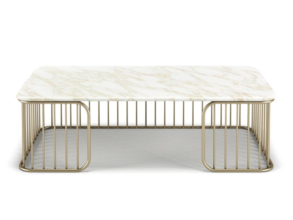 Прямоугольный мраморный журнальный столик Formitalia Чарльстон ARCH-00081896