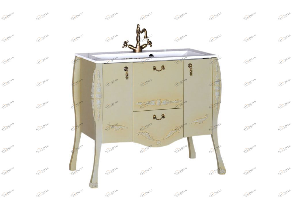 Тумба под раковину Aquanet Виктория 90 олива sun-id-276014