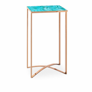 710056,85 ABHIKA SUPP MALACHI H80 30X40 TURQUOISE