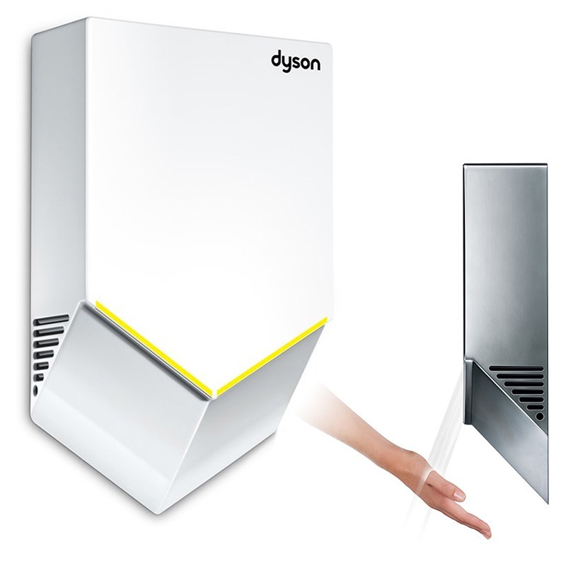 HU02 DYSON AIRBLADE Сушилка для рук электрическая белый корпус (307169-01 Англия) AIRBLADE HU02 - Вид №13