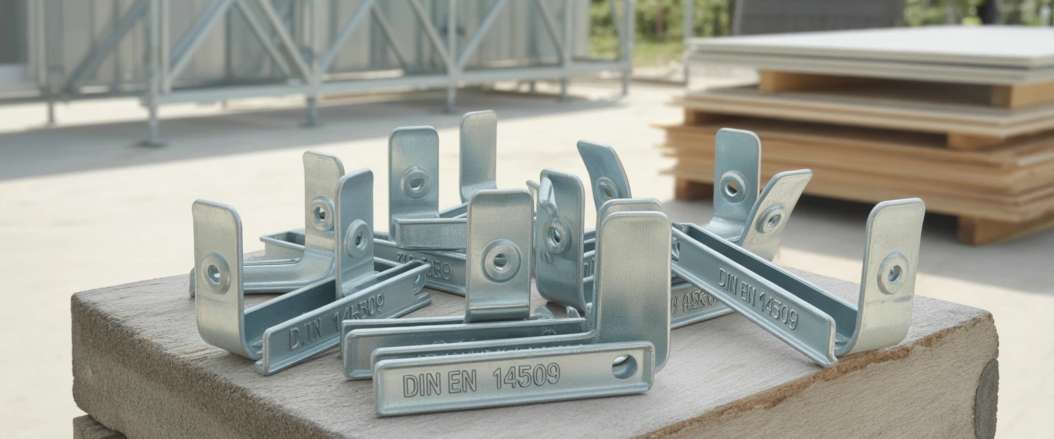 DIN EN 14509 Клипсы для сэндвич-панелей - Баннер категории