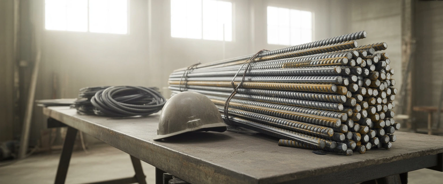 Арматура (рифленая, гладкая, A500C, A240) - Баннер категории