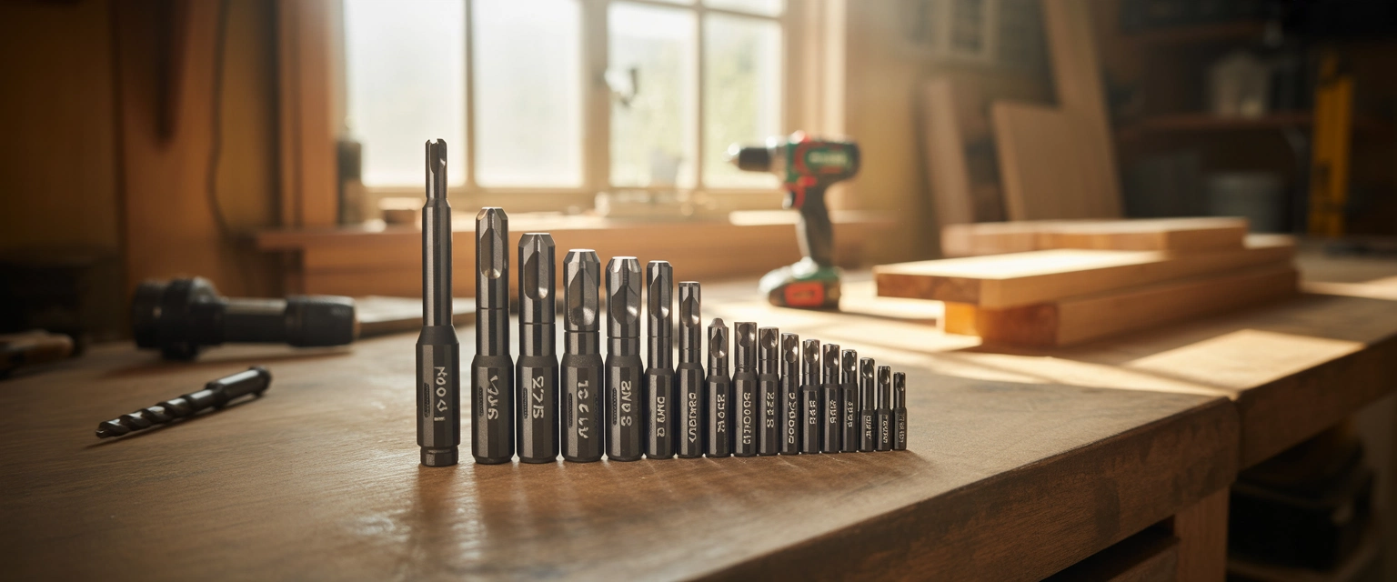 Биты с торцевой головкой для шуруповерта - Баннер категории