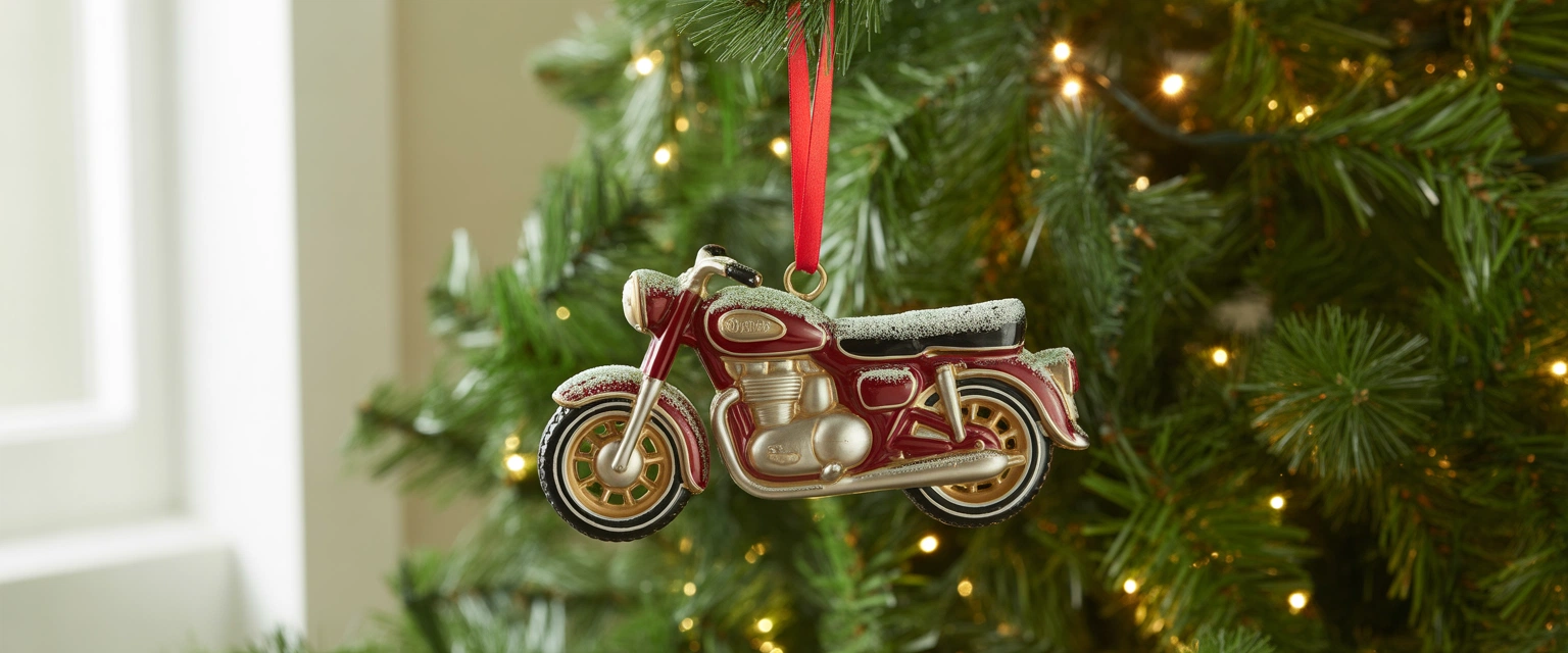 Елочная игрушка мотоцикл - Баннер категории