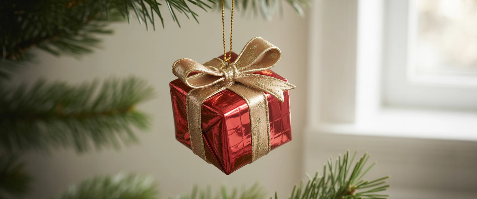 Елочная игрушка Подарок - Баннер категории