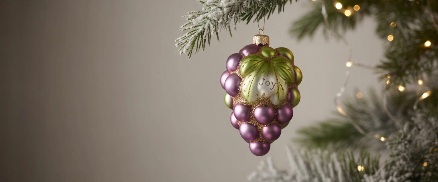 Елочная игрушка Виноград - Баннер категории