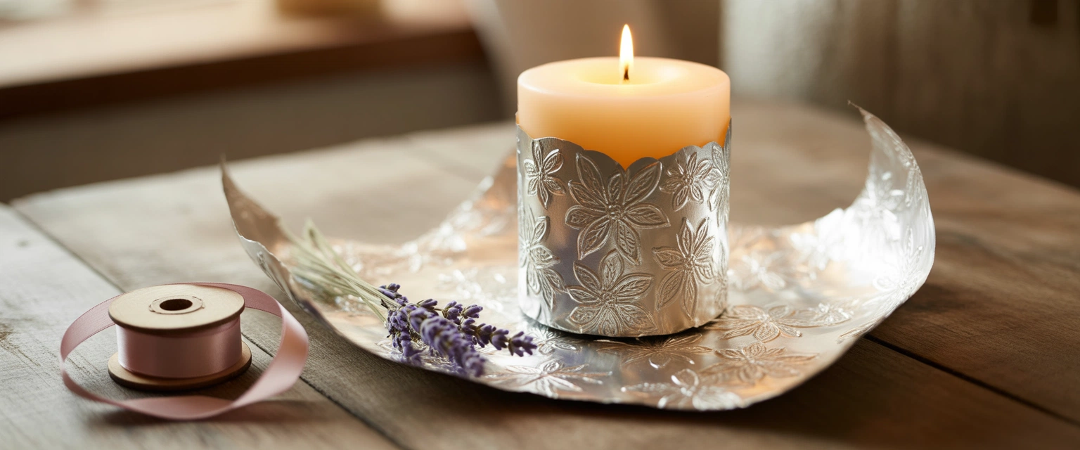 Фольга для украшения свечей - Баннер категории