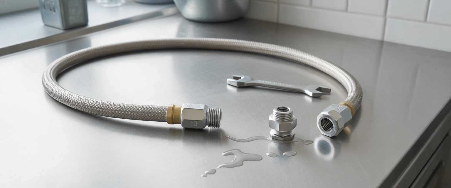 Гибкая подводка Гайка-гайка - Баннер категории