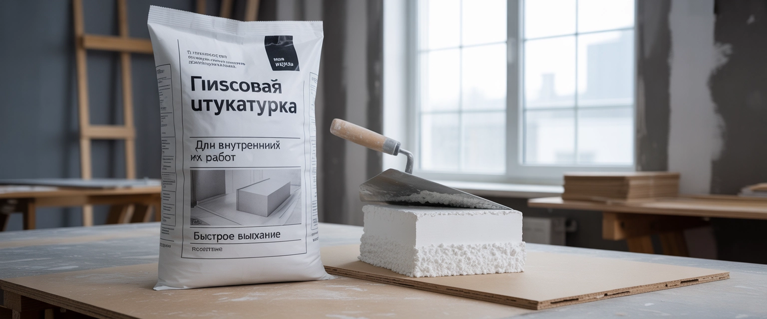 Гипсовые штукатурки - Баннер категории