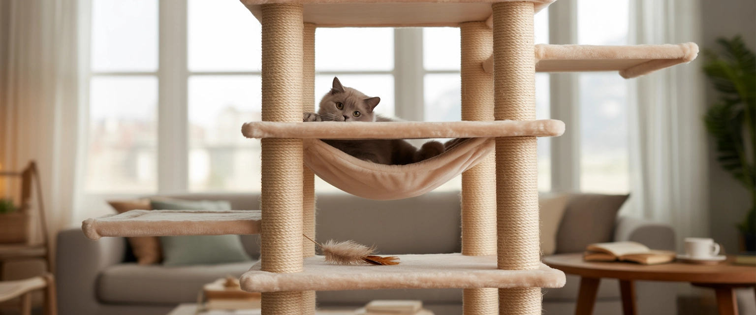 Игровые комплексы для котов и кошек - Баннер категории