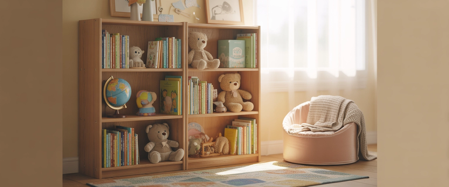 Книжный стеллаж в детскую - Баннер категории