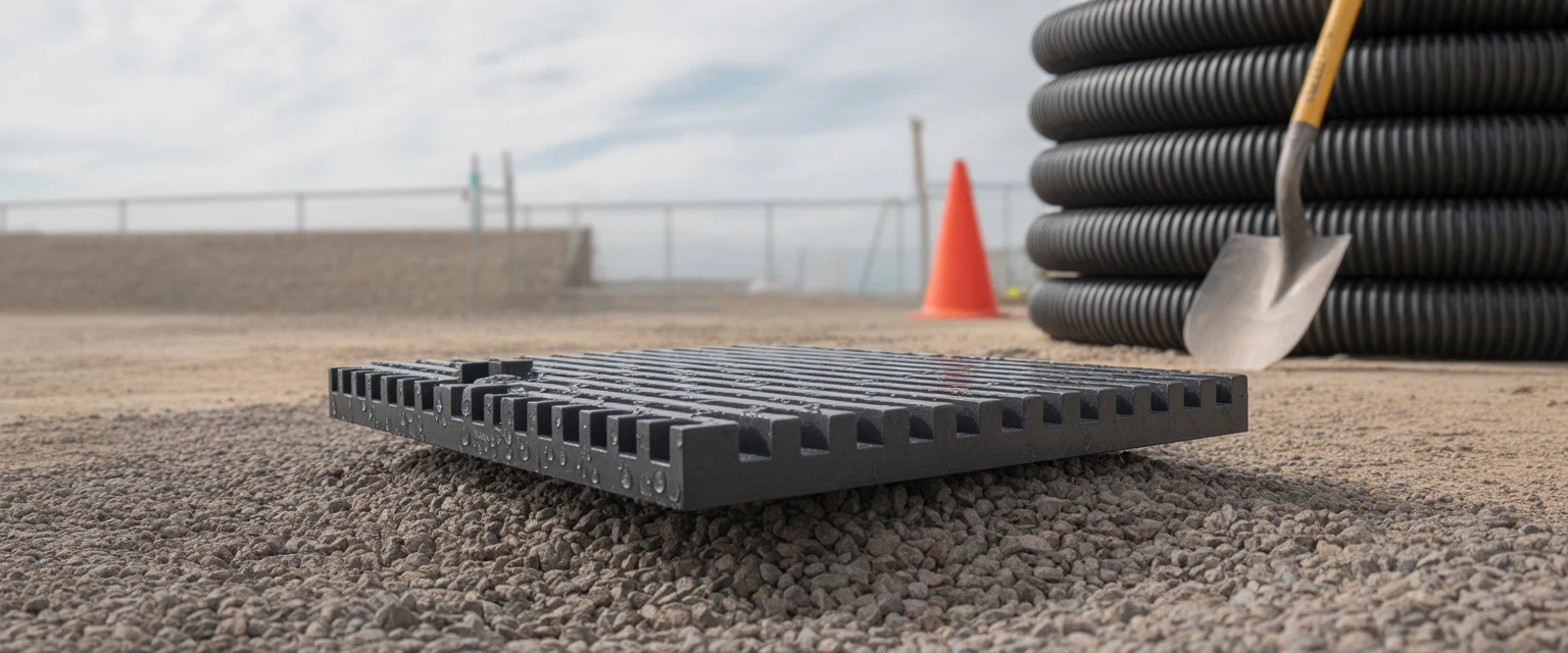 Комплектующие и аксессуары для дренажа и колодцев - Баннер категории