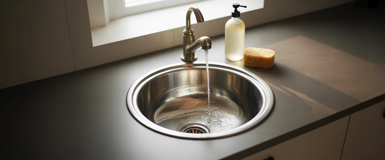 Круглые кухонные мойки - Баннер категории