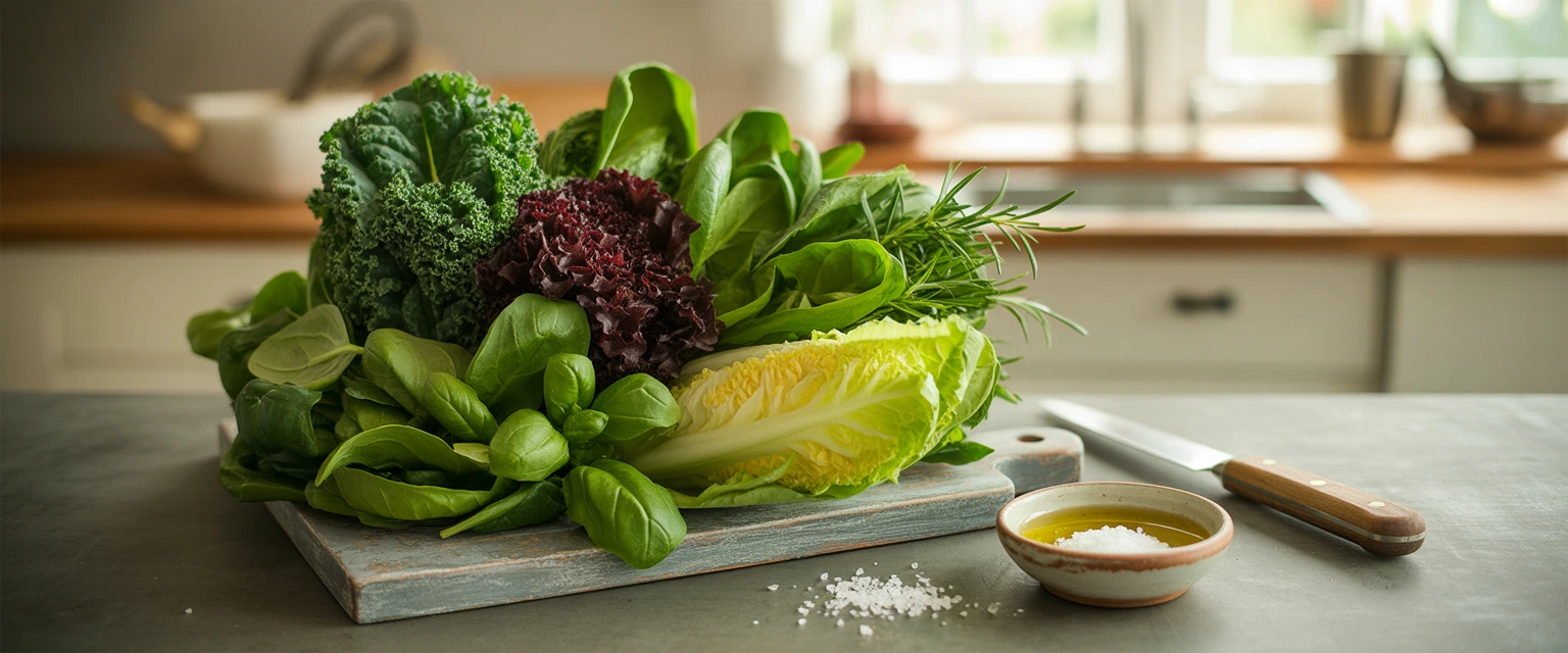 Листовые овощи - Баннер категории