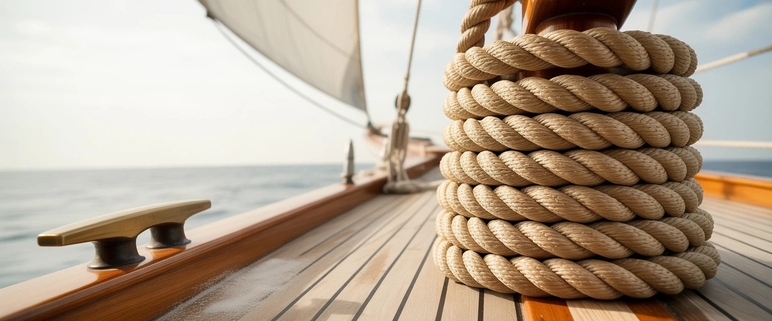 Льняные веревки DIN 83320 Парусный спорт, декорации - Баннер категории