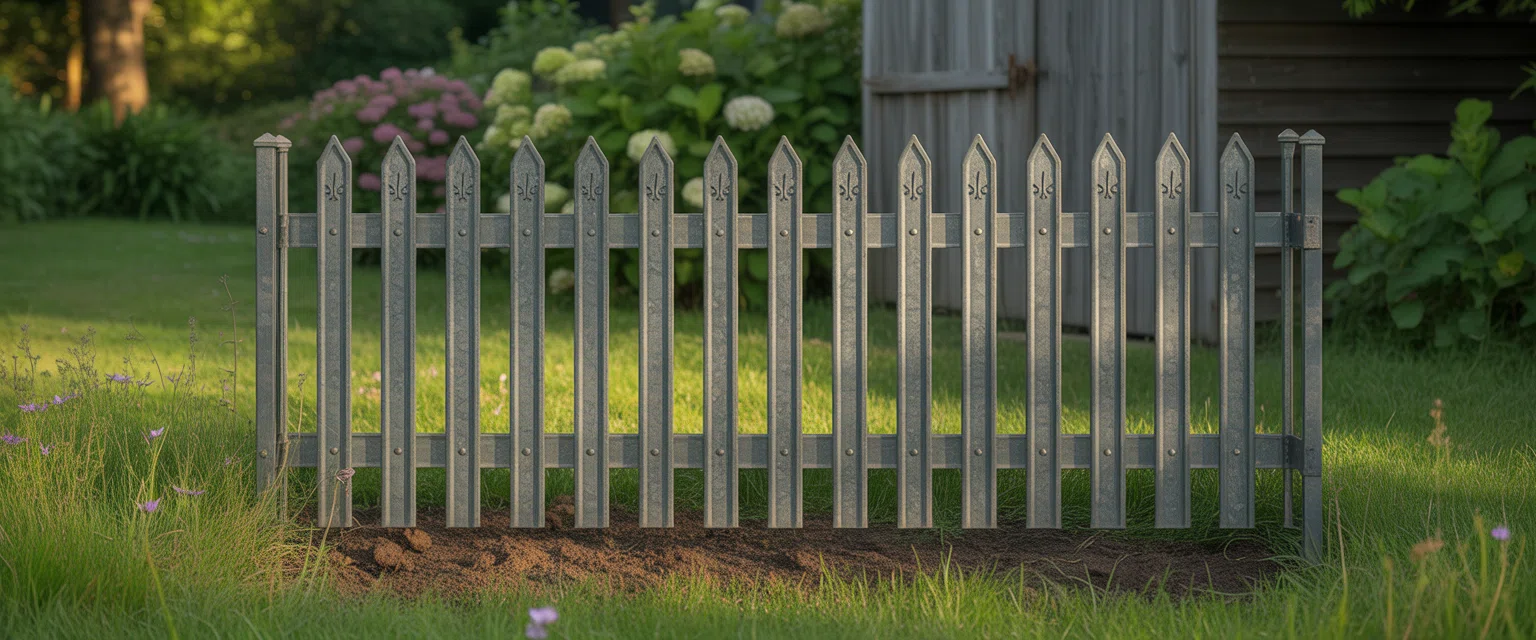 Металлический штакетник односторонний - Баннер категории
