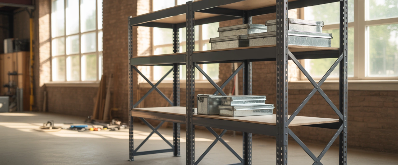 Мезонинные стеллажи - Баннер категории