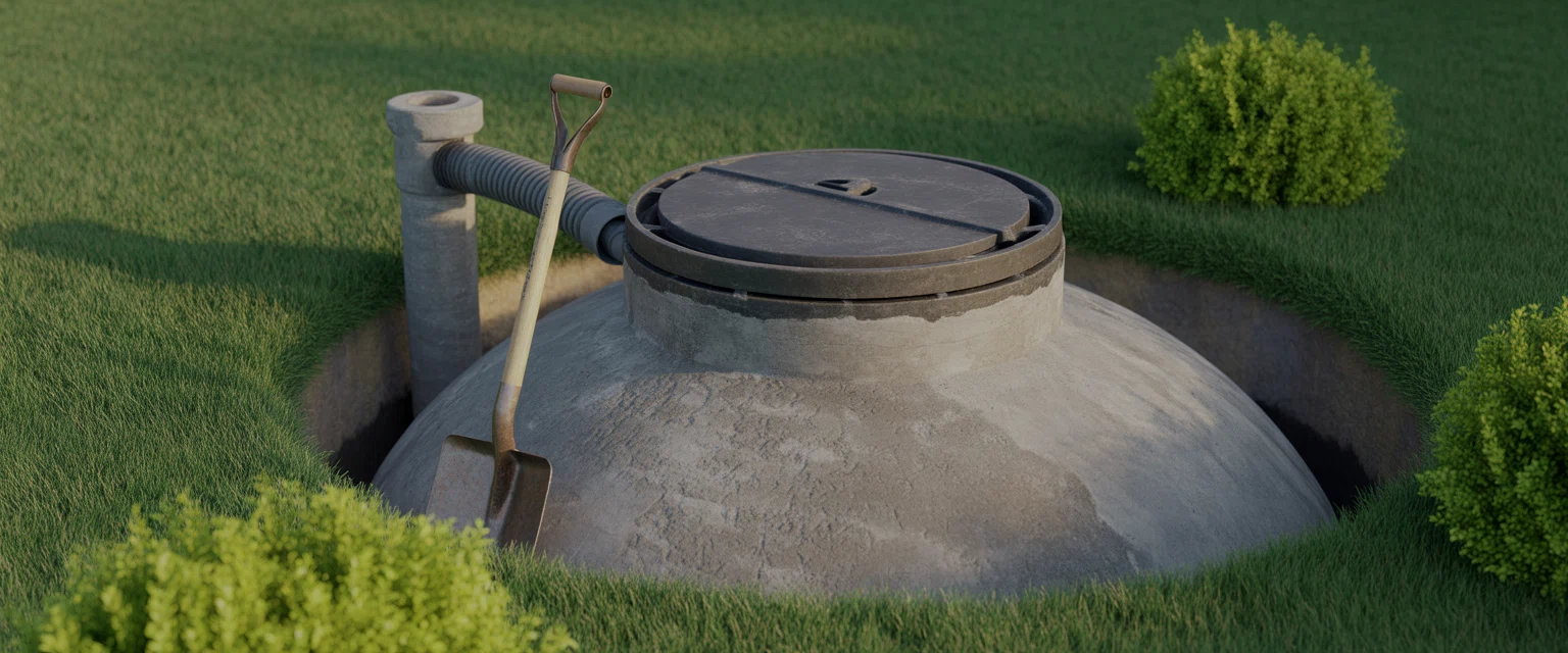 Накопительные канализационные колодцы - Баннер категории