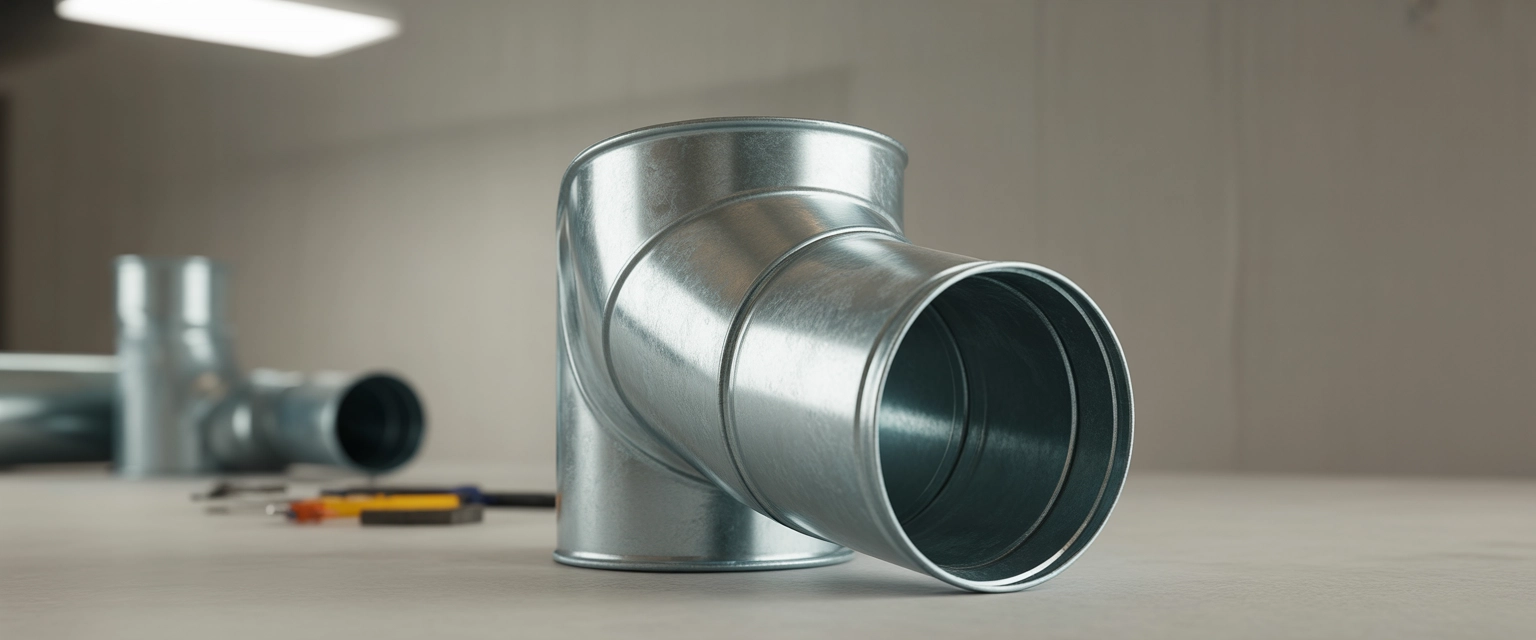 Отводы для воздуховодов (колена) 45° - Баннер категории