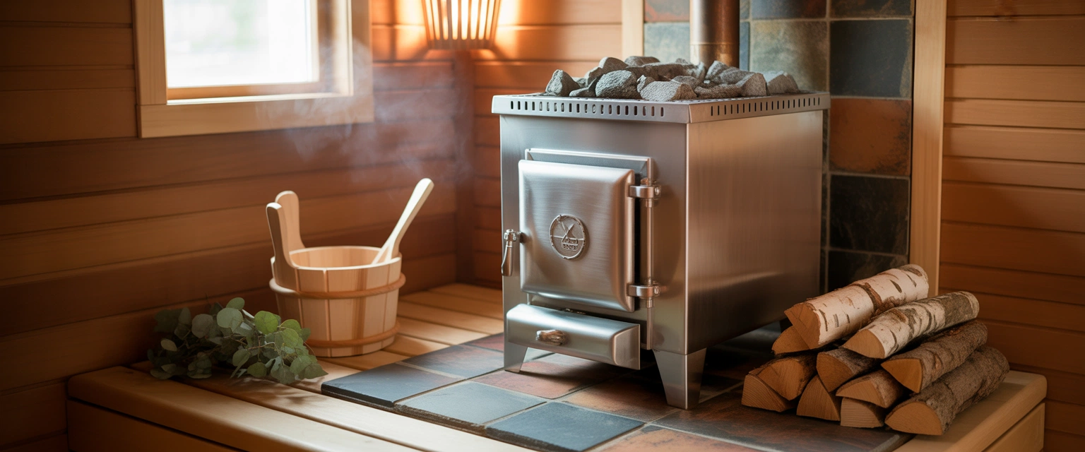 Печи и парогенераторы для бани - Баннер категории