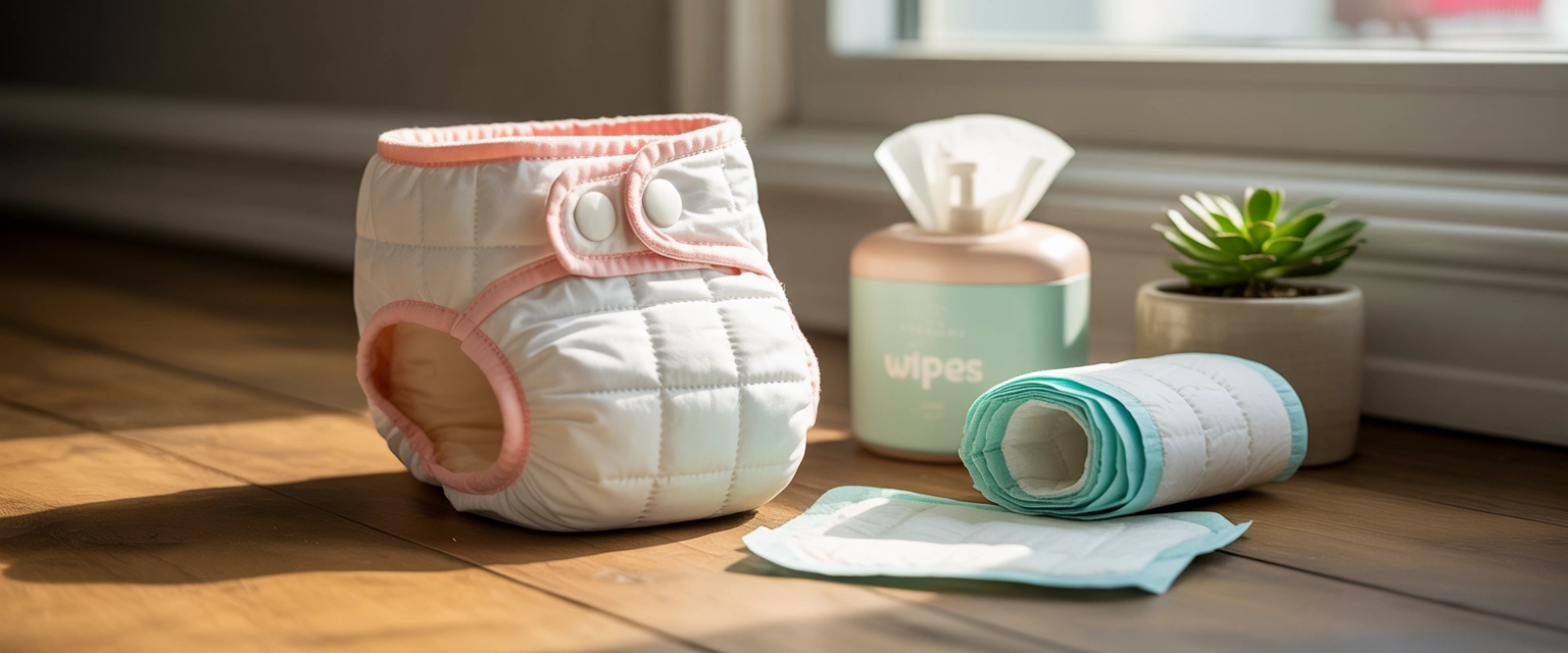 Пелёнки, подгузники, салфетки для собак - Баннер категории