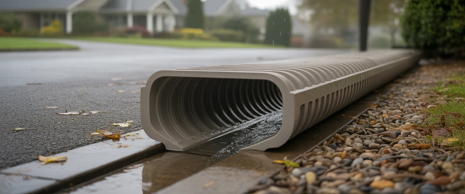 Пластиковые водоотводные лотки - Баннер категории