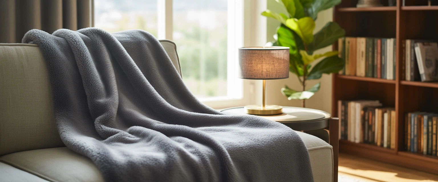 Пледы флис - Баннер категории