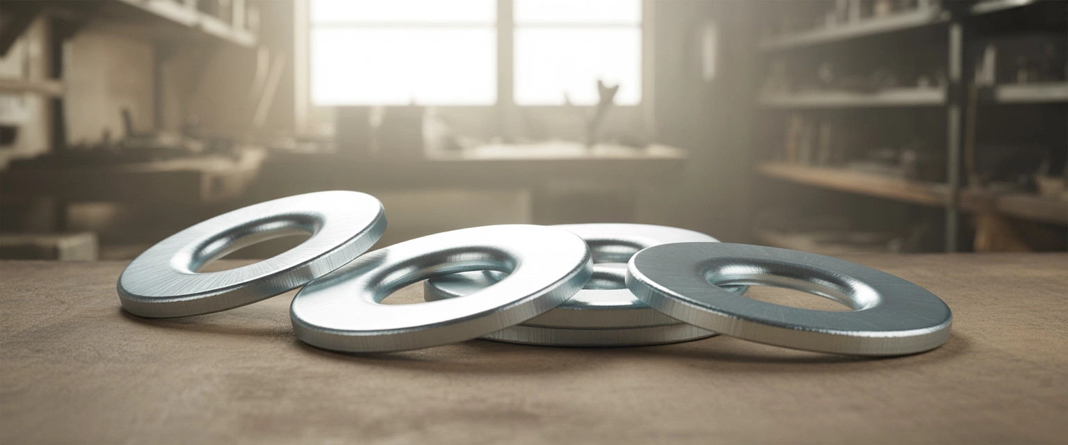 Плоские круглые шайбы DIN 125 - Баннер категории