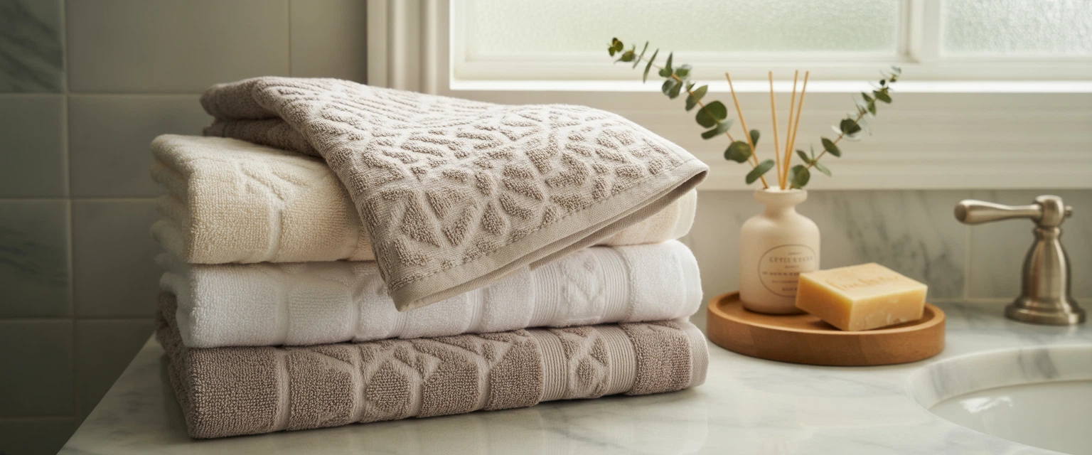 Полотенца жаккардовые - Баннер категории