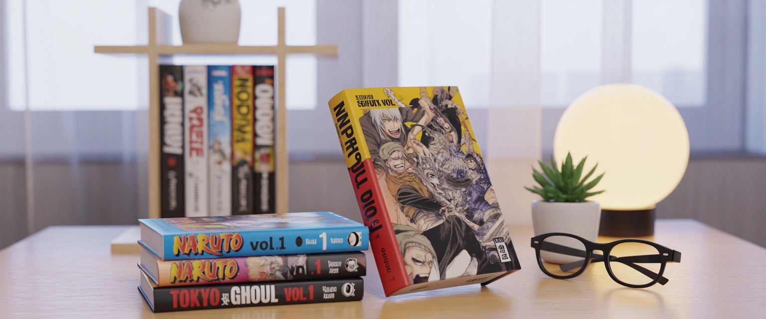 Популярные серии (Наруто, Токийский гуль) - Баннер категории