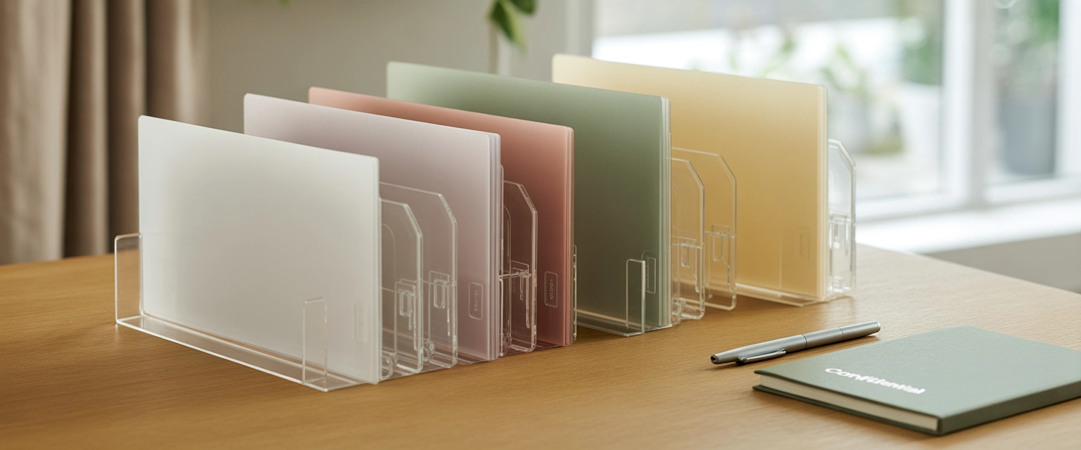 Прозрачные, матовые, цветные - Баннер категории