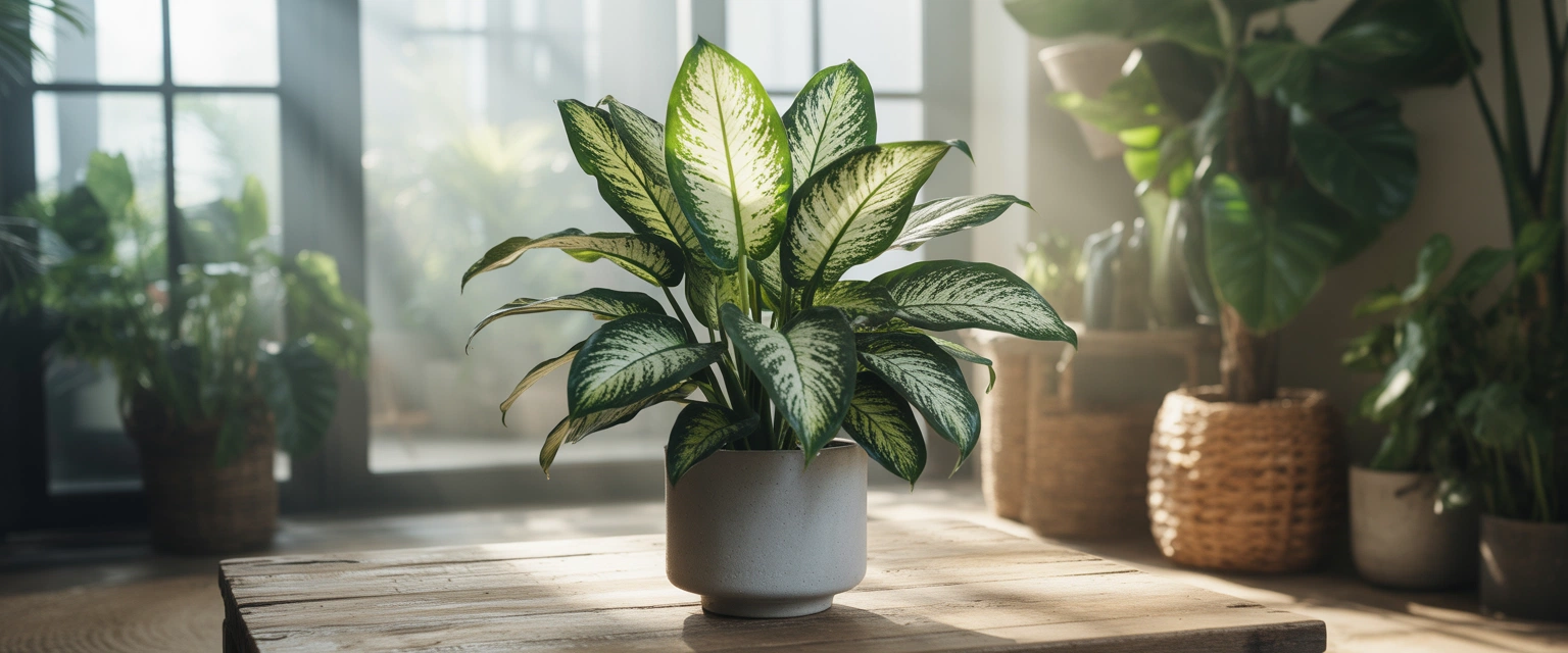 Растение Диффенбахия - Баннер категории