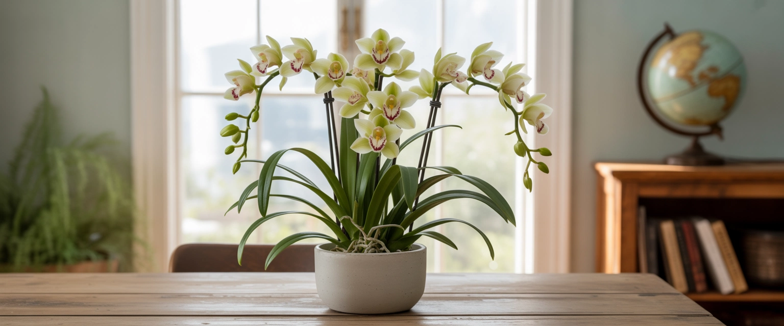 Растение Цимбидиум - Баннер категории