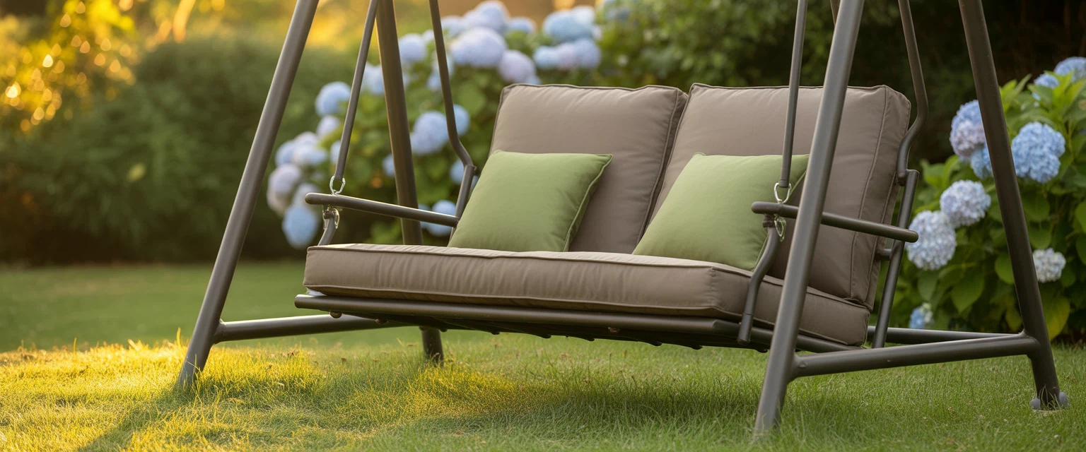 Садовые качели 2-х местные - Баннер категории