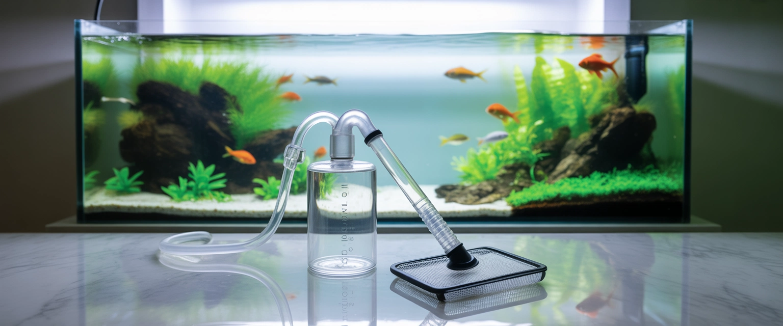 Сифоны и грунтоочистители для чистки аквариумов - Баннер категории