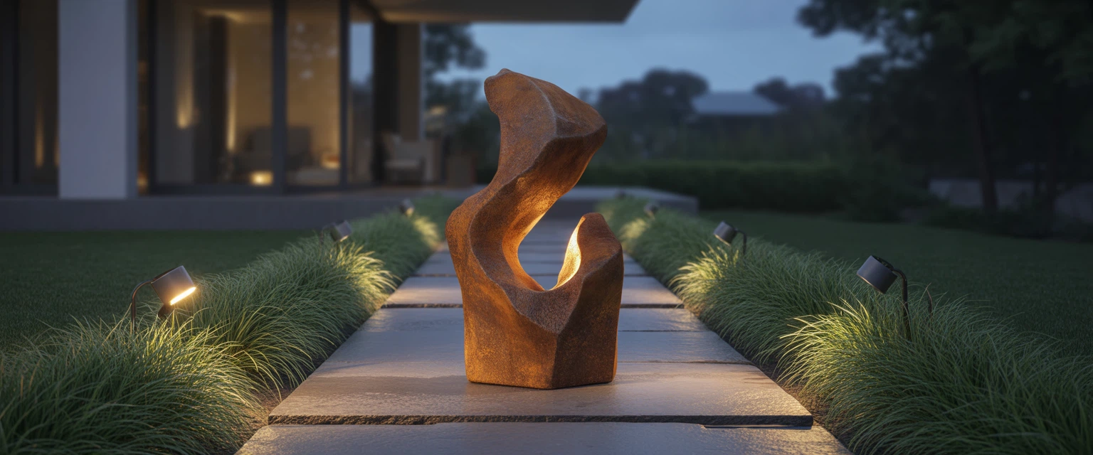 Скульптурные светильники (ландшафтные арт-объекты) - Баннер категории