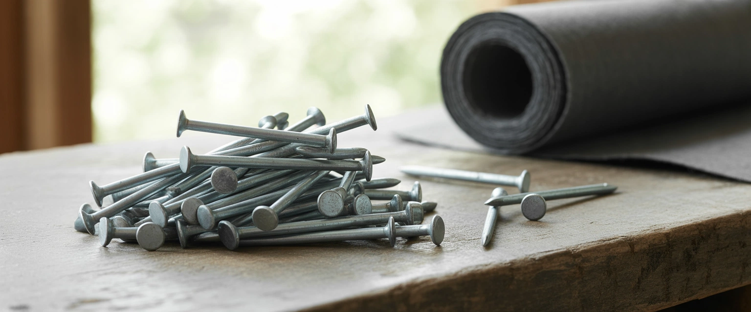 Толевые гвозди (для рубероида, мягкой кровли, толя) - Баннер категории