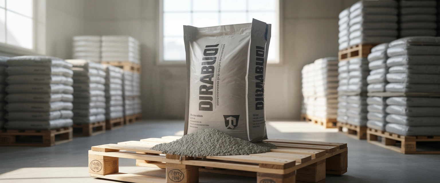 Цемент в мешках и навалом - Баннер категории