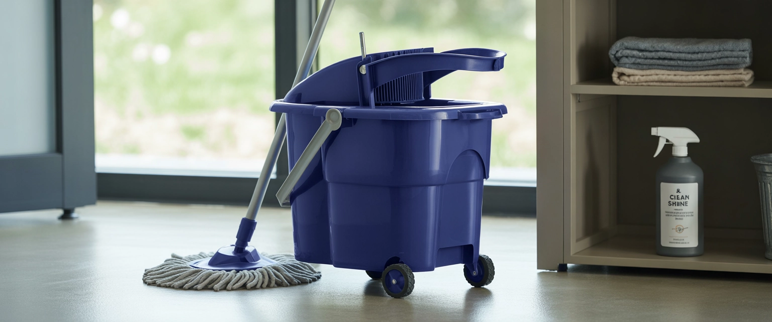 Ведра отжимом, на колесиках - Баннер категории