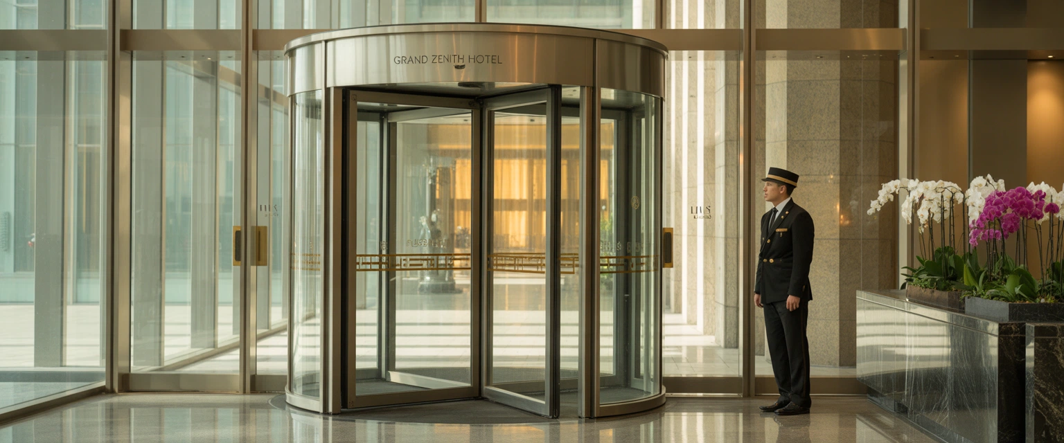 Вращающаяся дверь - Баннер категории