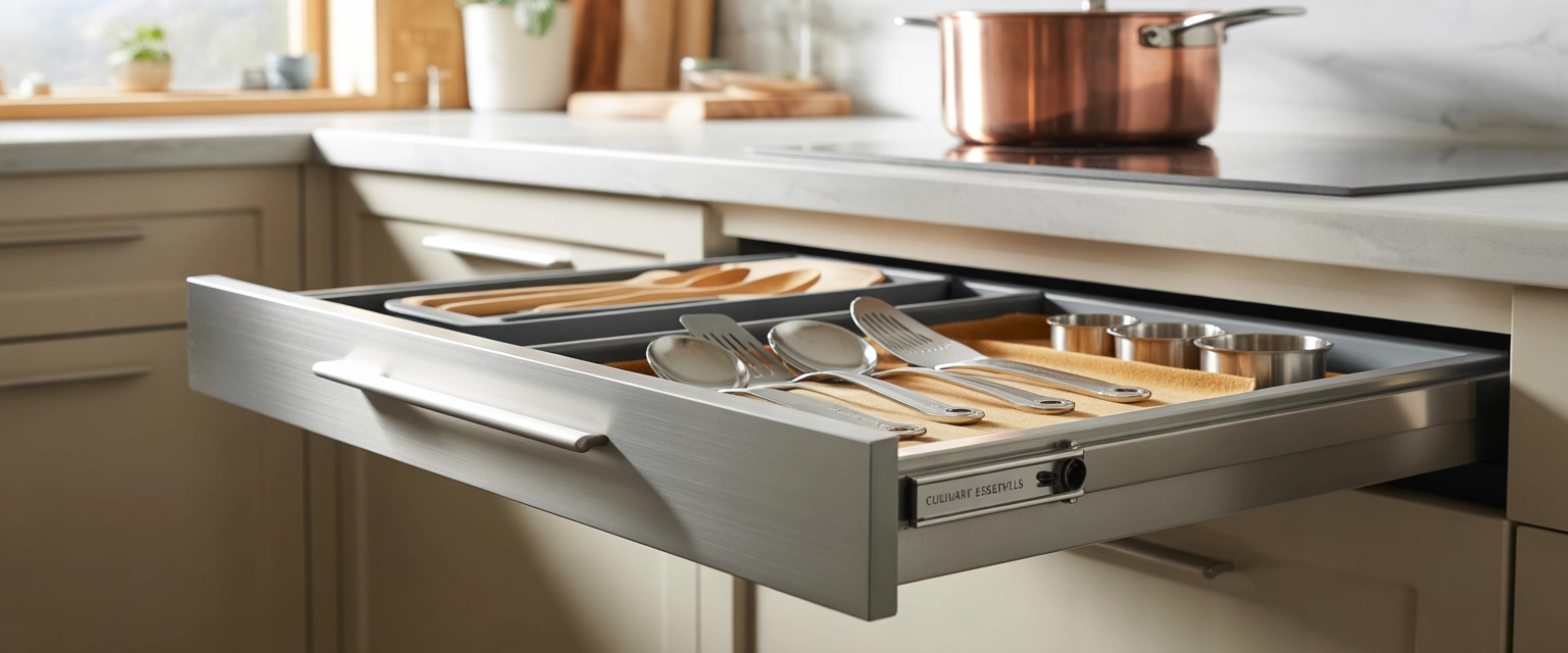 Ящики выдвижные для кухонных шкафов - Баннер категории