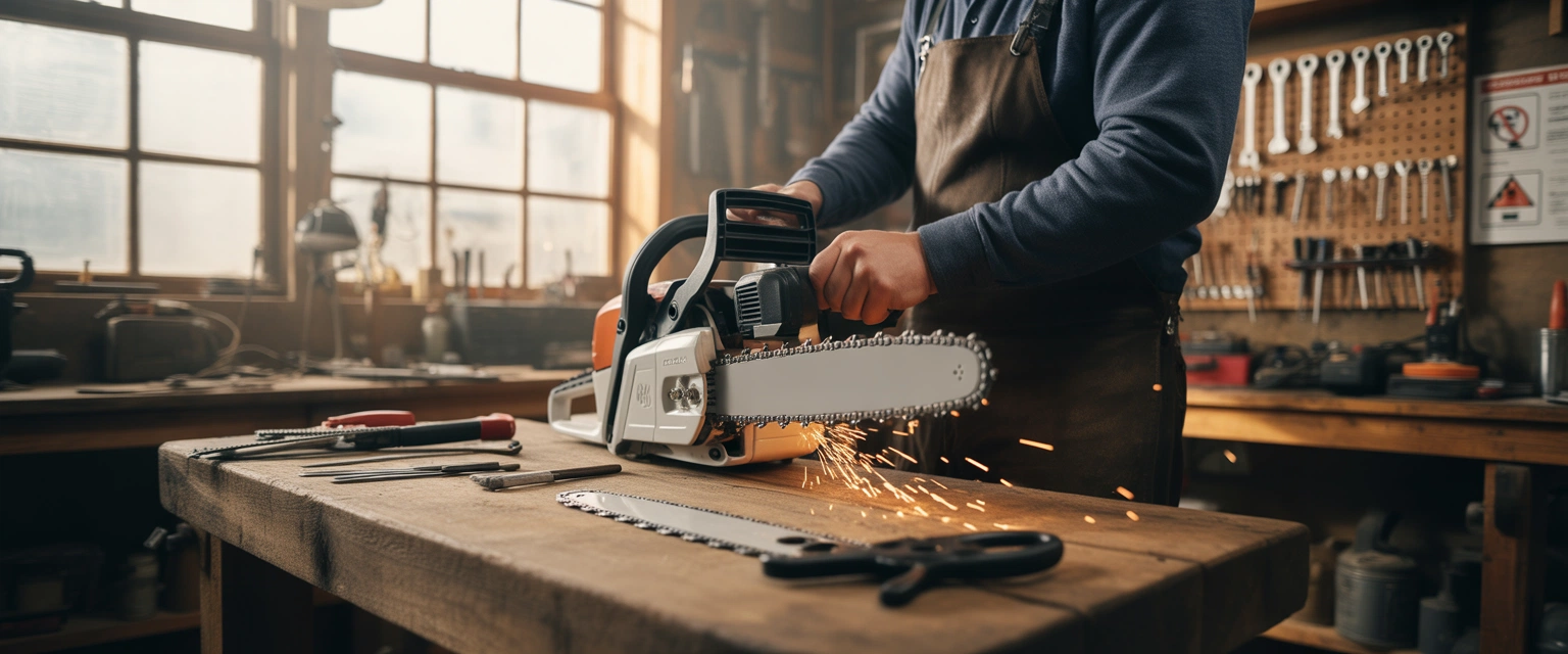 Заточка цепи - Баннер категории