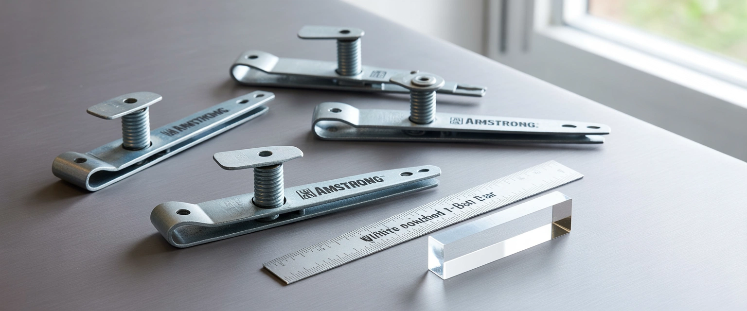 Зажимы и клипсы для фиксации решетки к профилям - Баннер категории